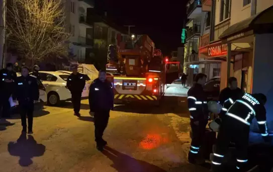 Aksaray'da Kombi Patladı, Yangın Çıktı