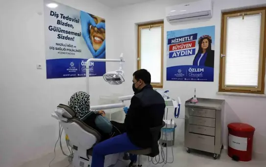 Nazilli Ağız ve Diş Sağlığı Polikliniği'ne vatandaşlardan yoğun ilgi