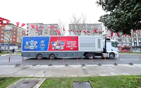 Afet Destek ve Lojistik Dağıtım Tırı'nın rotası Balkanlar