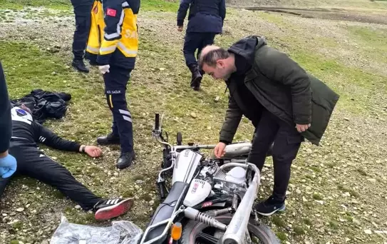 Batman'da Motosiklet Kazası: Sürücü Yaralandı