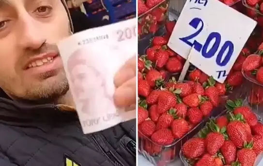 Cebinden 200 lira çıkartan vatandaş, pazardaki fiyatlara isyan etti