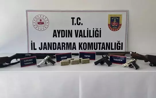 Didim'de Ruhsatsız Silah Operasyonu