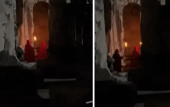 Juventus-Galatasaray maçının uzatma dakikalarında ayin yapıldı iddiası 