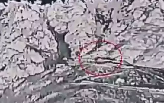 Pakistan ordusunun Afganistan'a yağdırdığı bombalar havadan görüntülendi