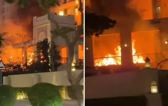 İran, Dubai'nin en lüks otellerinden birini vurdu: 4 yaralı