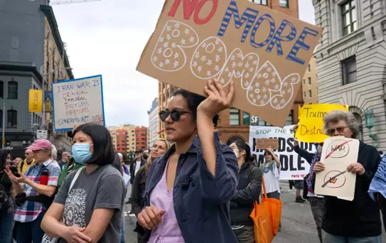 San Francisco'da İran Protesi