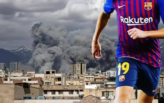 Barcelona'nın eski yıldızı, İran'da çıkan şiddetli çatışmalar sonrası Türkiye'ye kaçtı