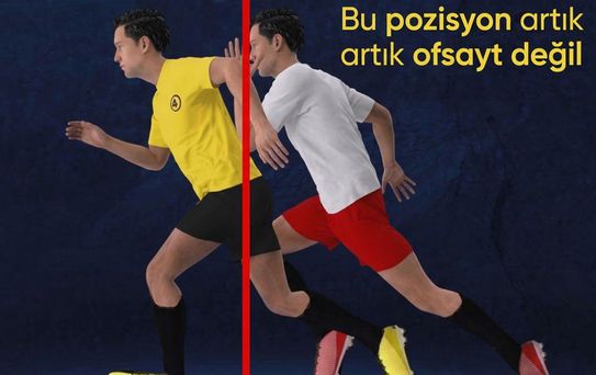 Bildiğinizi unutun! Futbolda ofsayt kuralı değişti