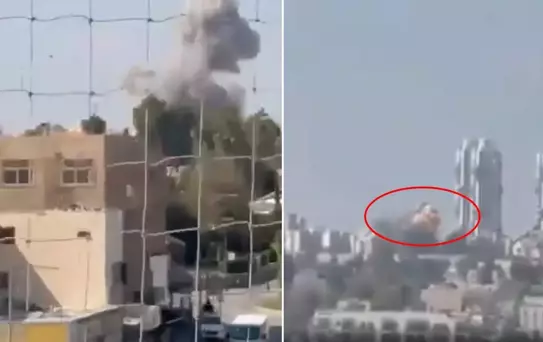 Savaşta tansiyon yükseliyor! İran, Tel Aviv'i böyle vurdu