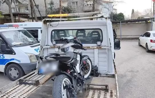 Ehliyetsiz Motosiklet Sürücüsüne 245 Bin Lira Ceza