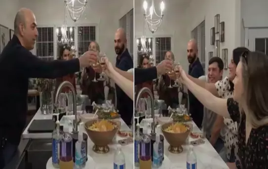 Amerika'da yaşayan İranlılar ülkelerine saldırıyı kutluyor