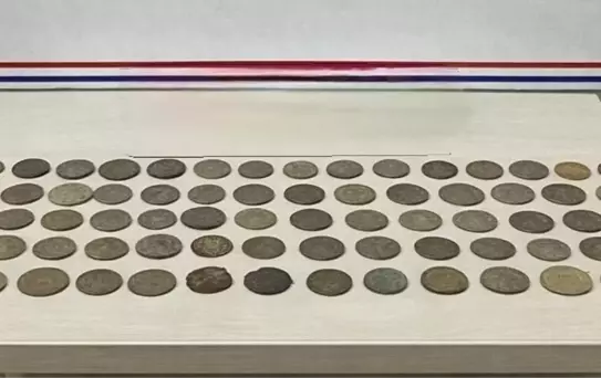 İnegöl'de Roma Dönemine Ait 70 Sikke Ele Geçirildi