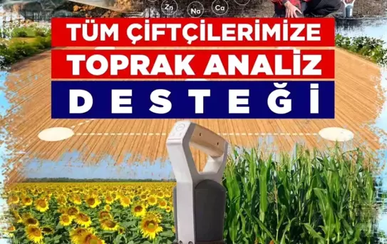 Tavas Belediyesinden çiftçilere toprak analizi desteği