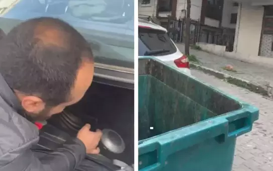 Ünlü oyuncu Savaş Satış, aracını bağlatmamak için binlerce liralık ses sistemini çöpe attı