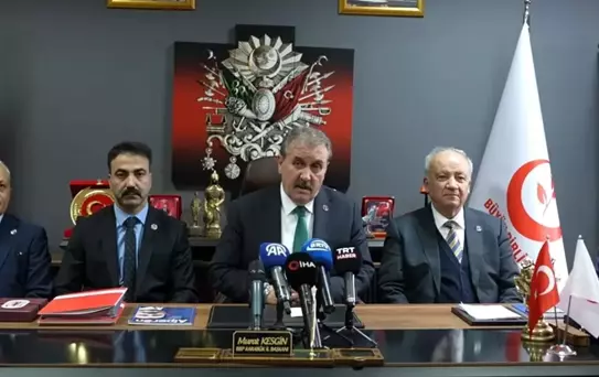 BBP Genel Başkanı Destici: 'Trump ve Netenyahu gibi liderler dünya tarihinden silinmelidir'