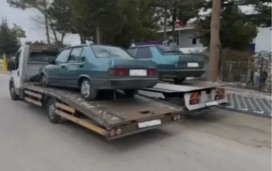 Kayseri'de Yarış Yapan Sürücülere Ceza