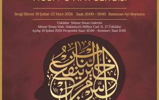 Ruha Şifa Hüsn-ü Hat Sergisi Üsküdar'da sanatseverleri ağırlıyor