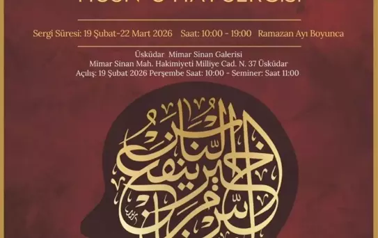 Ruha Şifa Hüsn-ü Hat Sergisi Üsküdar'da sanatseverleri ağırlıyor