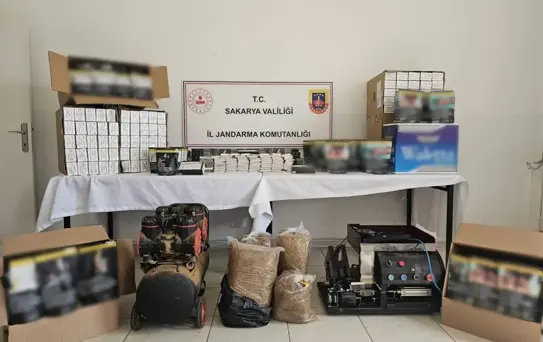 Sakarya'da Kaçak Tütün Operasyonu