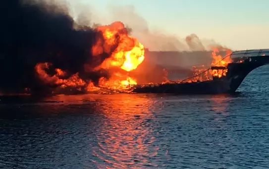 Ukrayna'nın Saldırısında Rus Fırkateynleri Hasar Gördü