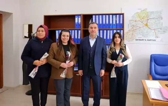 Bayburt'ta Kadınlar Günü Kutlaması