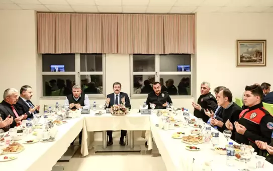 Emniyet teşkilatı iftarda buluştu: 'Samsun'un huzuru için 7/24 görev başındayız'