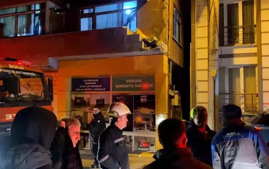 Bolu'da Sobadan Duman Alarmı