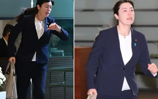 Japonya'da 5 dakikalık gecikme krizi: Bakan koridorlarda depar attı