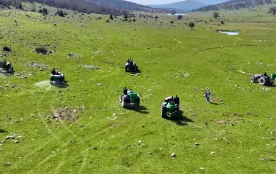 Manisa'da meralara 8,5 tonluk bereket