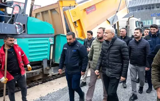 Başkan Er: 'Kışla caddesi-kız meslek lisesi arası önümüzdeki hafta trafiğe açılacak'