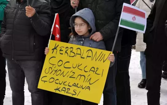 Kars'ta Caferiler, İran'a Saldırıları Kınadı