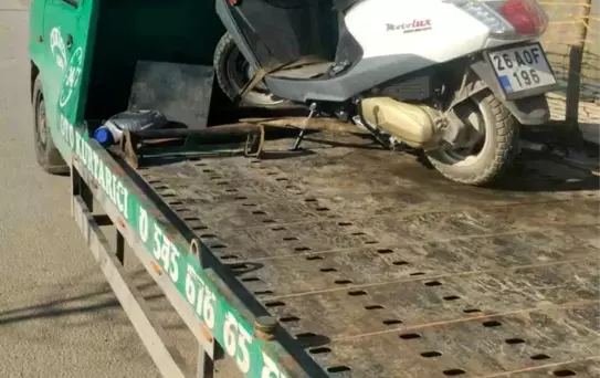 Eskişehir'de Motosiklet Kazası