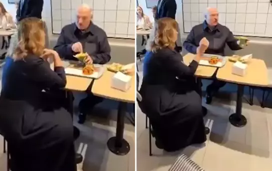 Belarus Lideri Lukaşenko ilk kez fast food yedi, tadı damağında kaldı