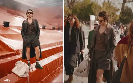 Boran Kuzum'un Paris Moda Haftası tarzı gündem oldu