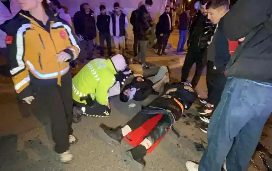 Çorlu'da Motosiklet Kazası: 2 Yaralı