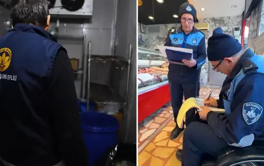 Kasapları denetleyen ekipler, gördükleri manzarayı affetmedi