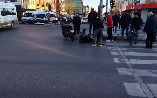 Lüleburgaz'da Motosiklet Kazası