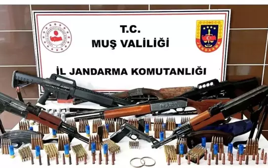 Muş'ta Silah ve Tarihi Eser Operasyonu