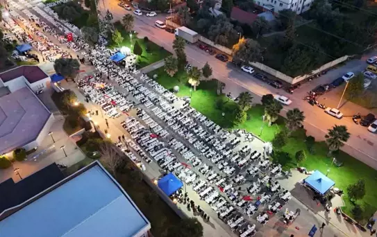 Nazilli'de vatandaşlar iftar sofrasında buluştu