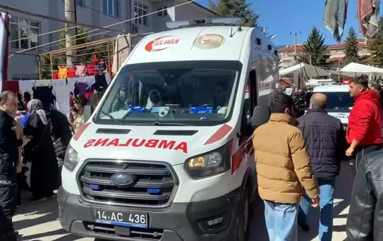 Bolu'da Pazar Yerinde Sopalı Kavga