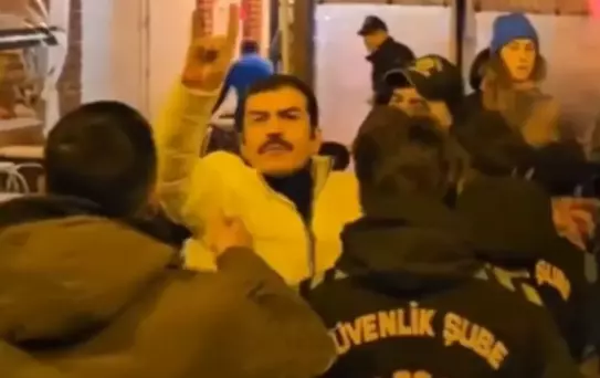 8 Mart yürüyüşünde olay çıkaran Ufuk Bayraktar'ın yeni görüntüleri ortaya çıktı