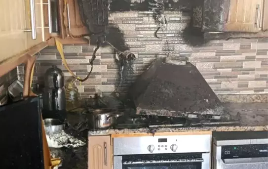 Safranbolu'da Yangın Paniği