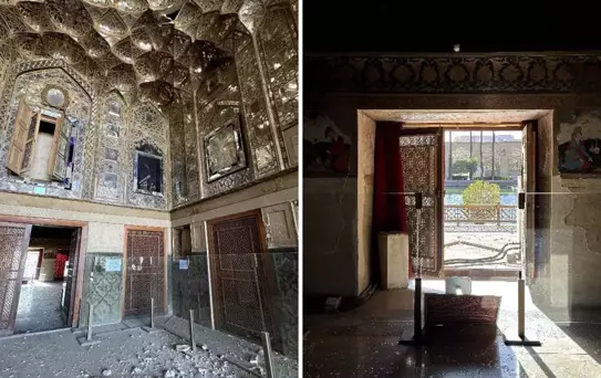 İran'a saldırılarda UNESCO Mirası 40 Sütun Sarayı da hasar gördü
