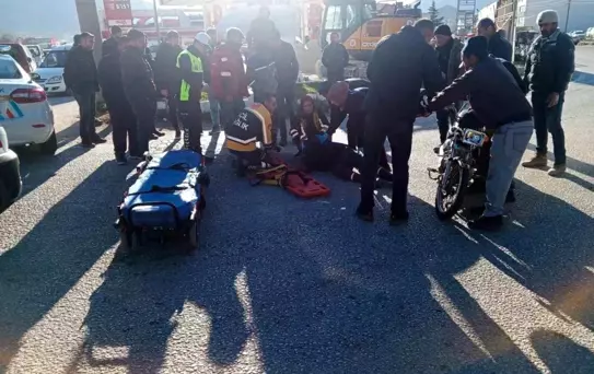 Eğirdir'de Motosiklet Kazası: Sürücü Yaralı