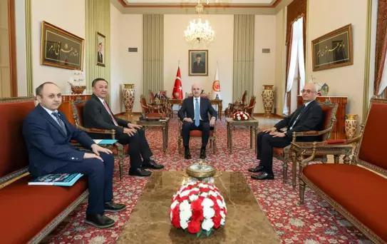 Kurtulmuş, TDT Genel Sekreteri'ni Kabul Etti