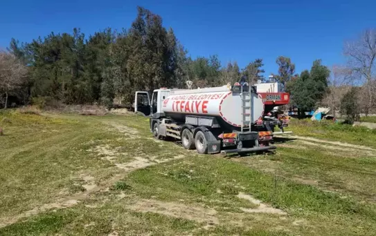 Osmaniye'de çıkan orman yangını büyümeden söndürüldü