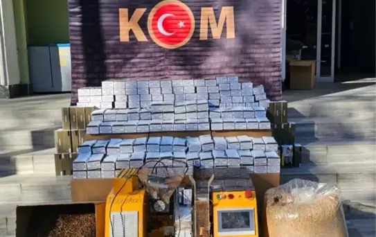 Uşak'ta Kaçak Tütün Operasyonu