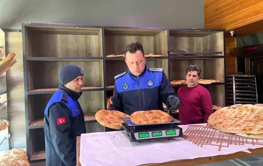 Bayburt'ta fırınlara hijyen ve gramaj denetimi