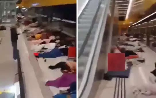 İran füzelerinden kaçan İsrailliler metro istasyonlarına sığınmaya başladı