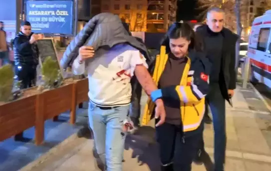 Aksaray'da Kafede Bıçaklama Olayı